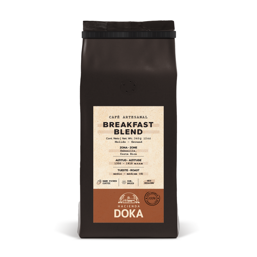 Café Hacienda Doka Breakfast Blend Molido