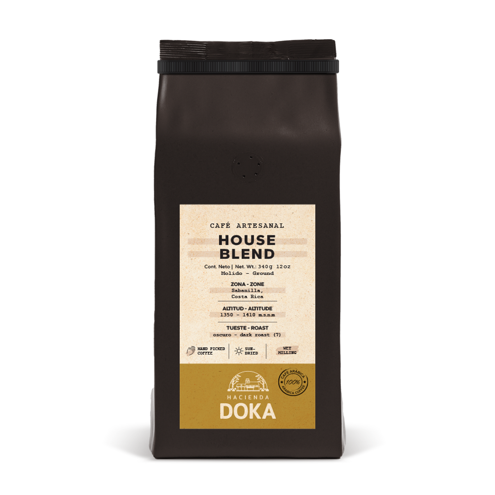 Café Hacienda Doka House Blend Grano