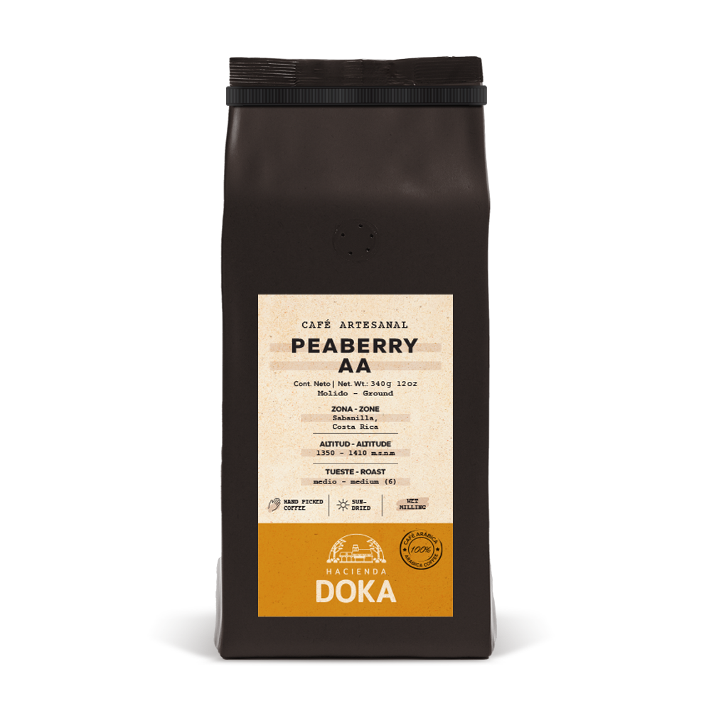 Café Hacienda Doka Peaberry AA Grano