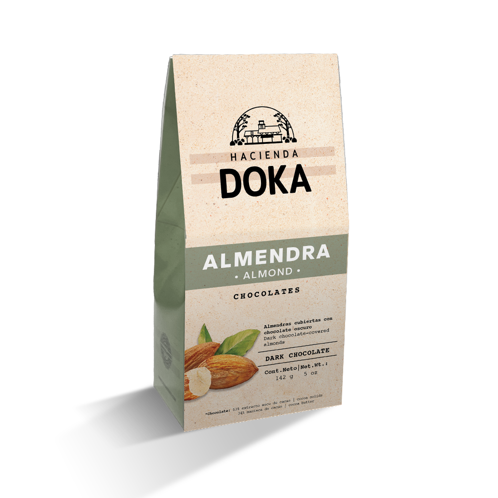 Chocolate Oscuro con Almendra Hacienda Doka